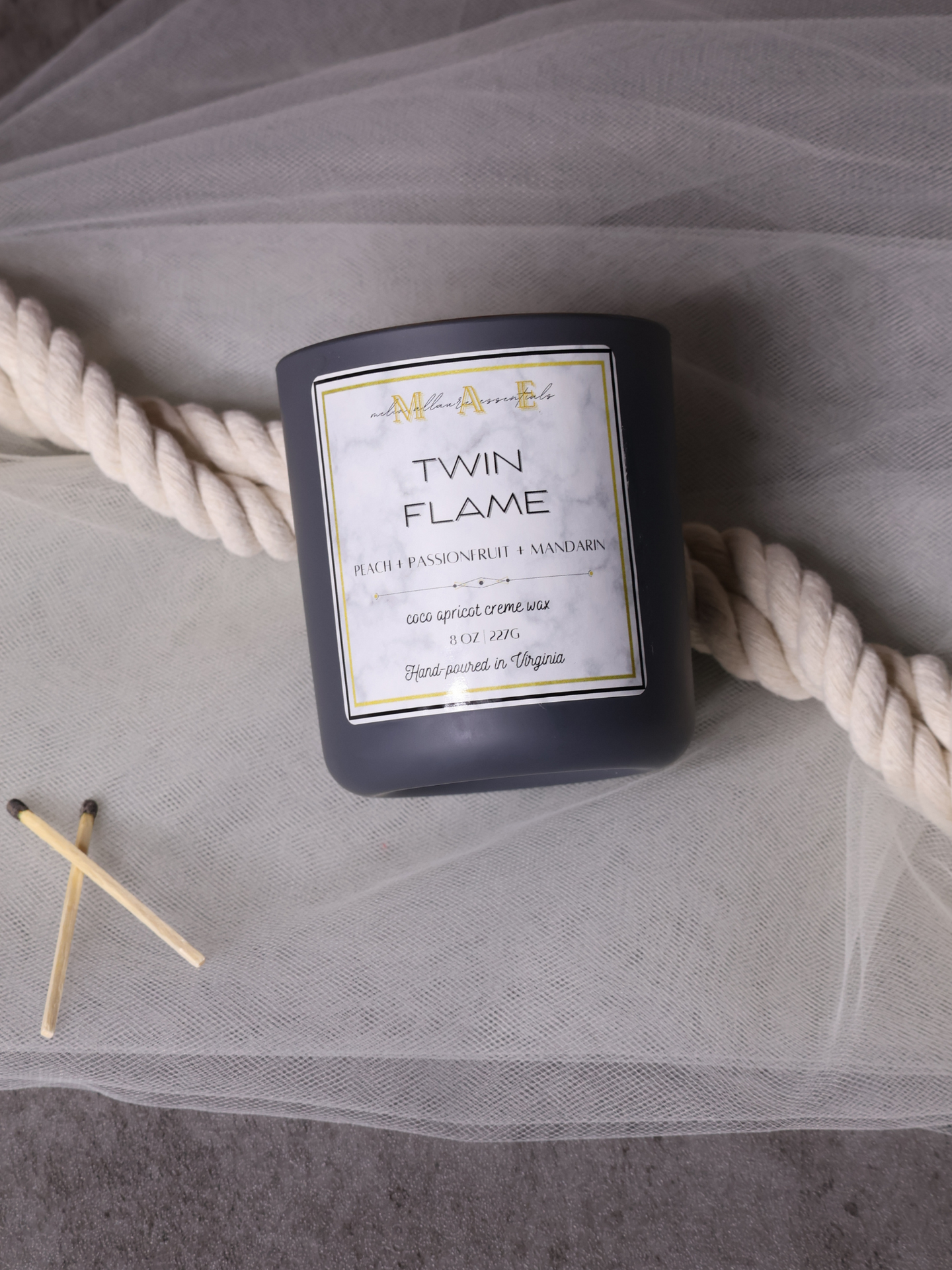 Twin Flame Candle